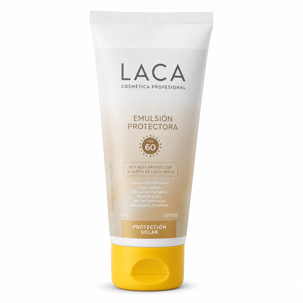Emulsión de protección solar fps 60- LACA (color)
